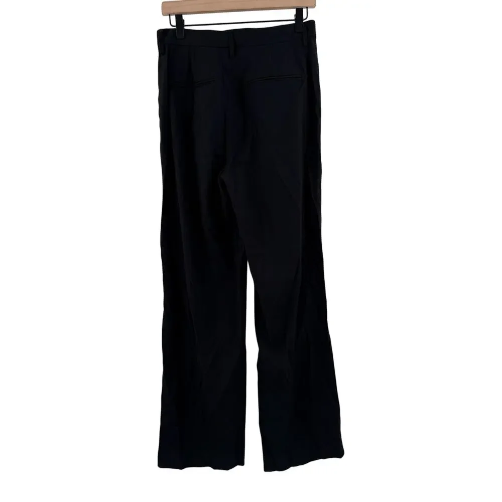 Sam Edelman Codie Pants Size 29 Black NWT High Rise Wide Leg Pleated Trousers